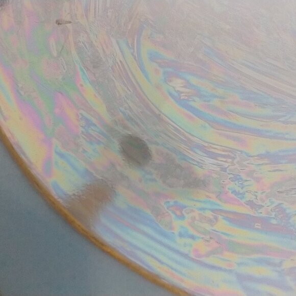 VTG Thomas Bavaria J.O'B. Decorative Small Plate -Blue w/Gold Trim - Lusterware - Picture 11 of 13